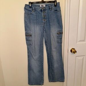 Y2K Arizona Jeans. Button Fly with Side Pockets